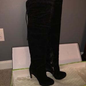 Sam Edelman Kayla over the knee tie back 🖤